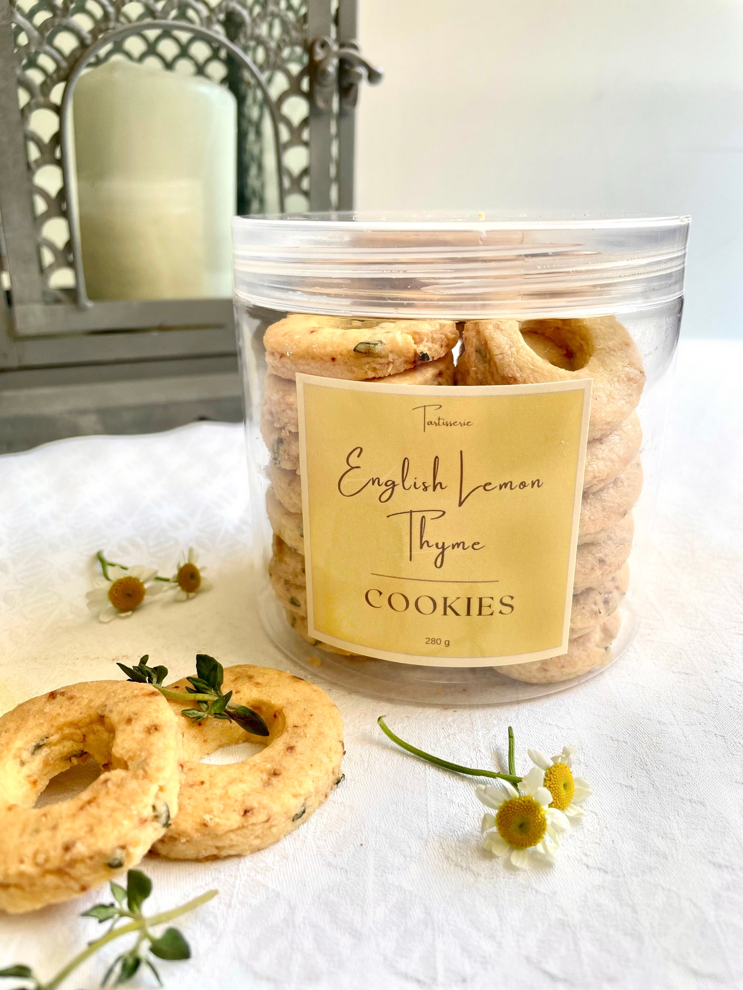 English Lemon Thyme Cookie Bottle