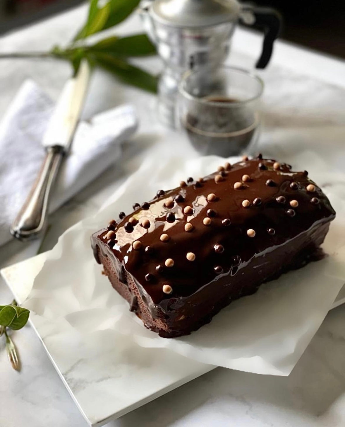 Double Chocolate Fudge Tea Cake