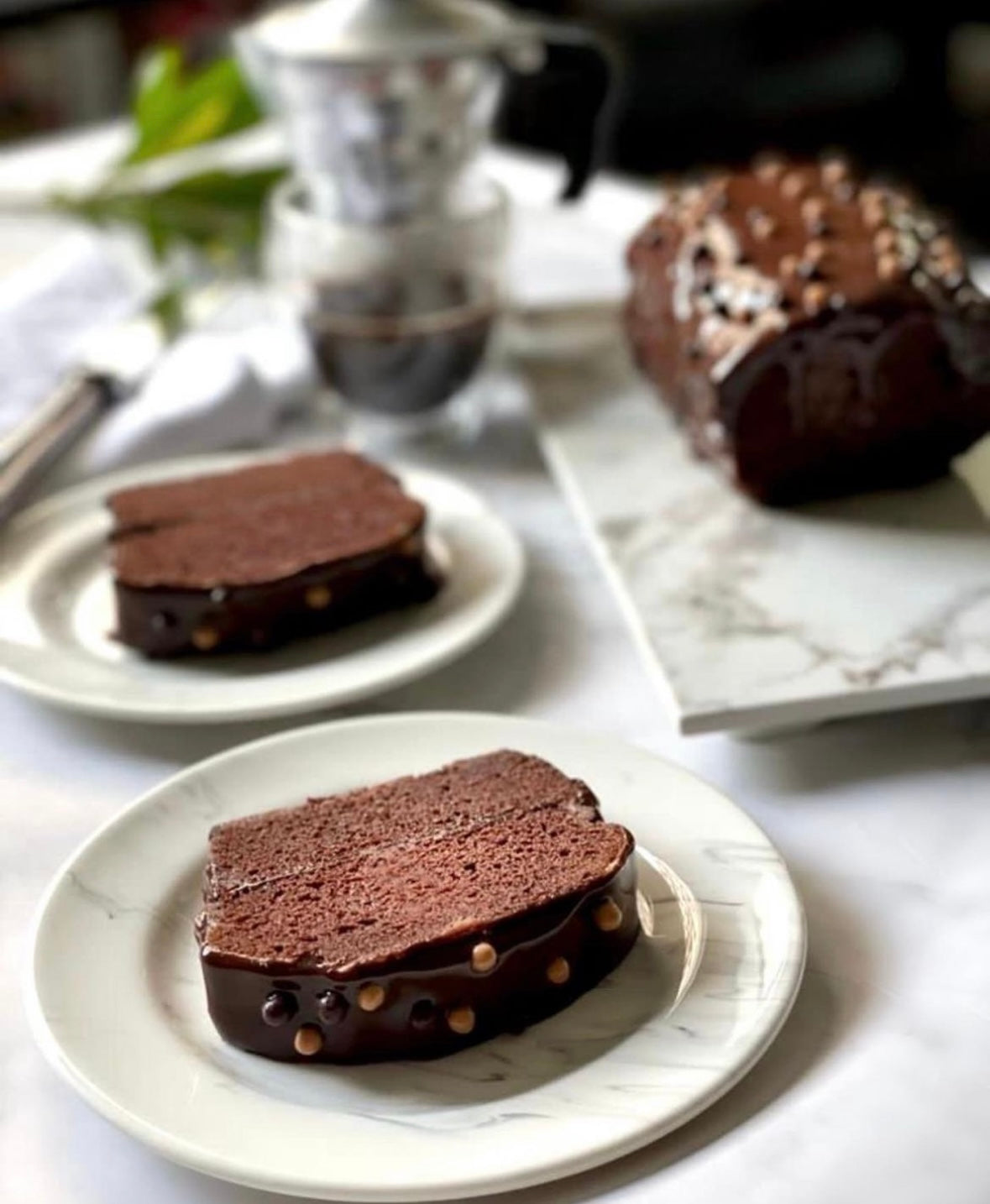 Double Chocolate Fudge Tea Cake