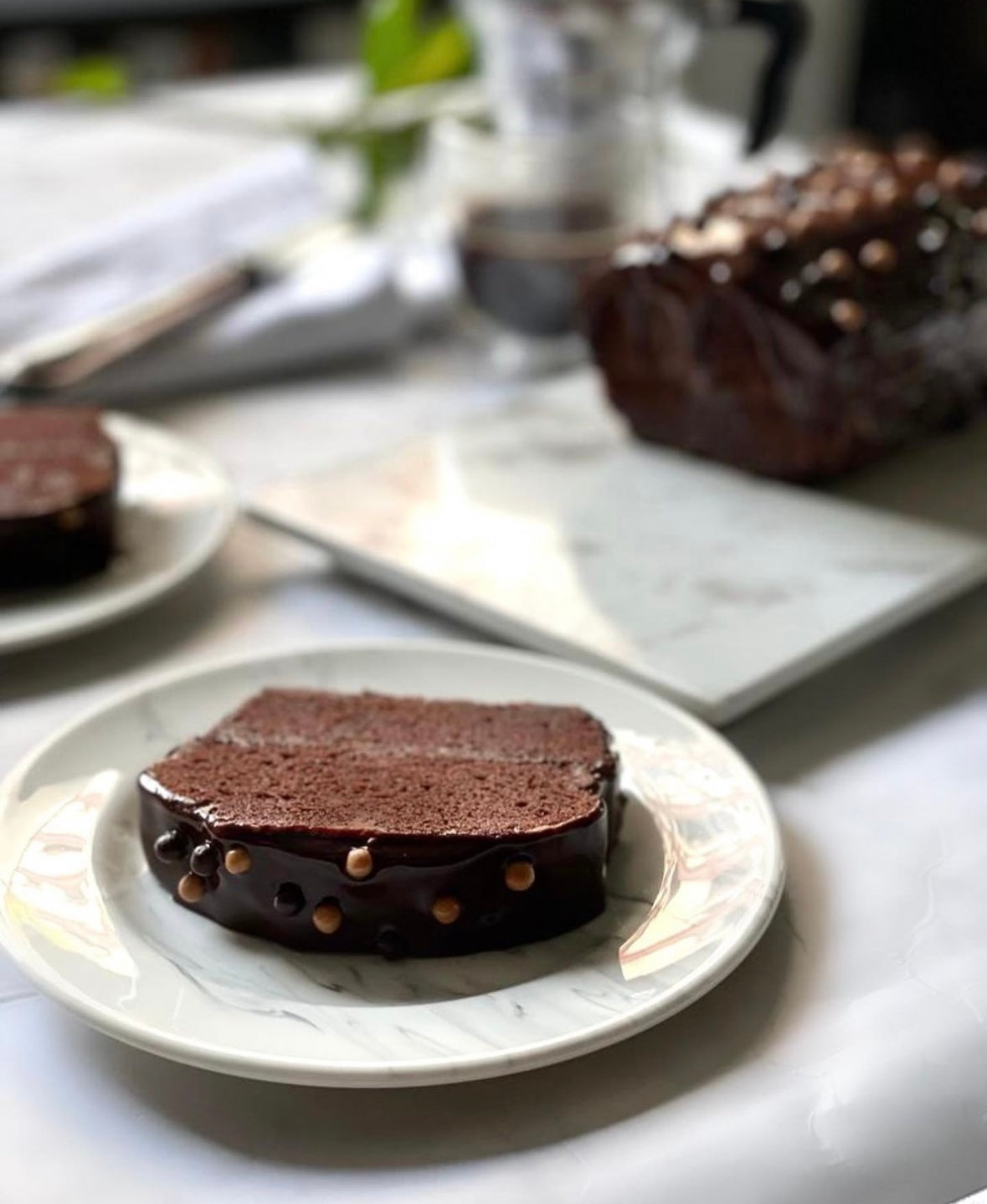 Double Chocolate Fudge Tea Cake