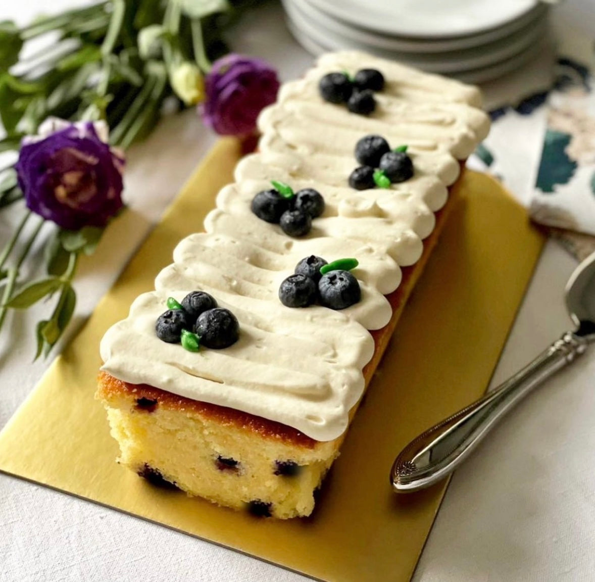 Blueberry Lemon Tea Cake